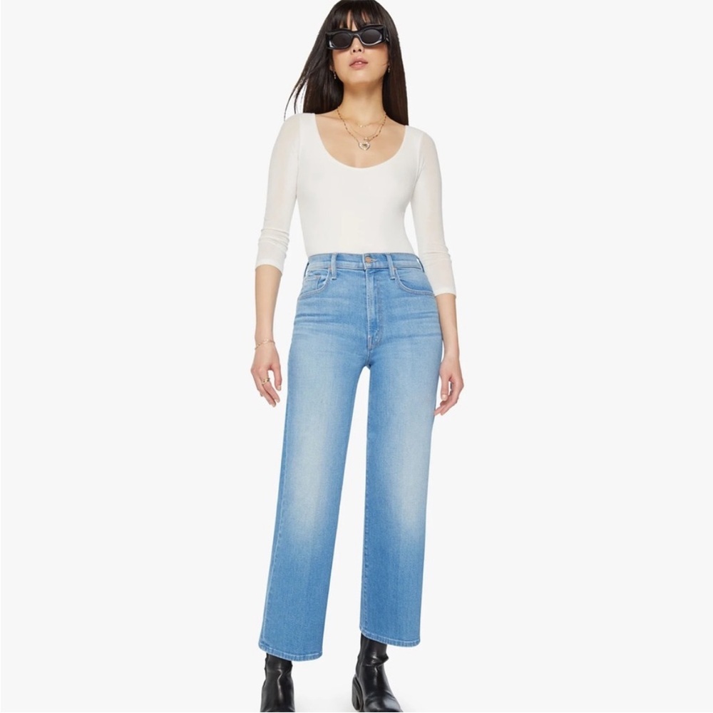 MOTHER The Rambler Zip Ankle Going Dutch Jeans